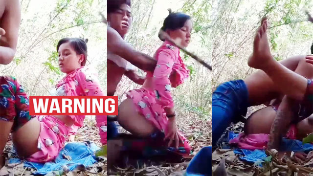 Latest Viral Collage Girl Outdoor Fucked By Lover In Jungol