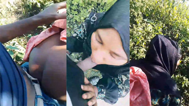 Hijabi Babe Giving BJ And Fucking Outdoor