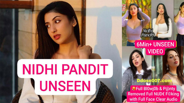N!dhi Pand!t Unseen Video – Photographer Full Blowjob – Nude Fucking with Full Face