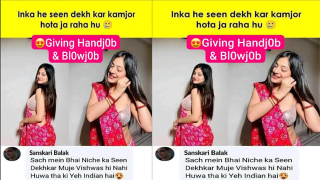 Beautiful Instagram Influencer Viral Video – Giving Amazing Handjob & Blowjo Video