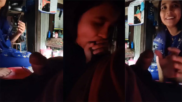 Desi Girl Released Water – while sucking my cock