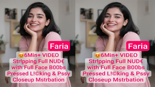 Petite Tiktoker Faria Most Exclusive Nude Boobs Pressed