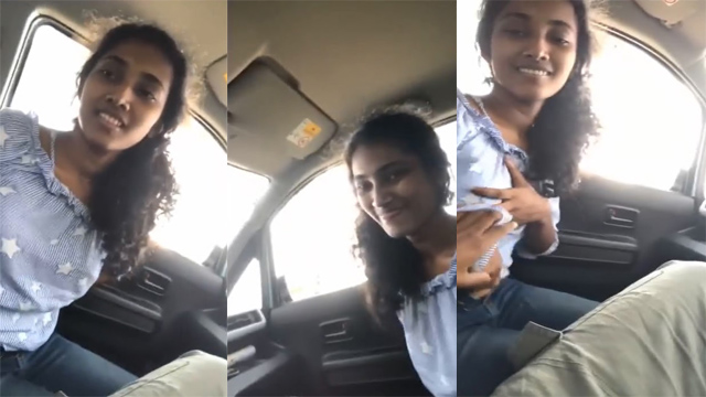 Nice Shape Figure Babe – Inside Car With Boyfriend Video