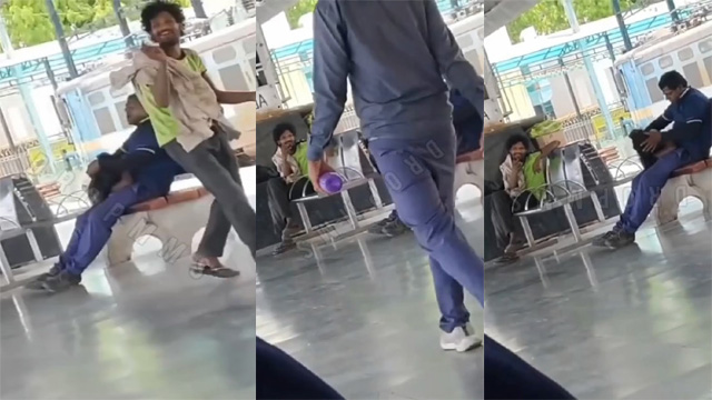 Crazy Guy Getting Blowjob In Railway Station – In Public Capchar Mms Video