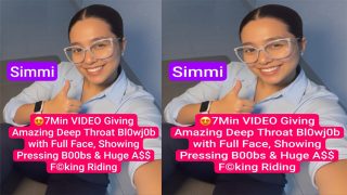 Simmi Beautiful Nri Giving Blowjob – Huge Ass Riding Fucking Video