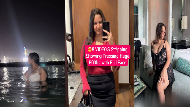 Famous Insta Viral Model Showing Pressing Huge Boobs