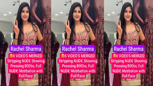 Rachel Sharma Paid App Stripping – Nude Showing Pressing Boobs Viral Watch